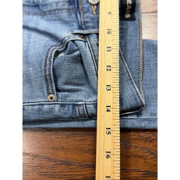 Express Jeans Womens 4R Blue High Rise Legging Performance Stretch Skinny Pants - Picture 8 of 10